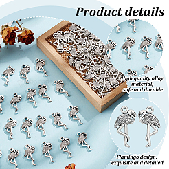 120Pcs Tibetan Style Alloy Pendants&nbsp;TIBEP-GO0001-05