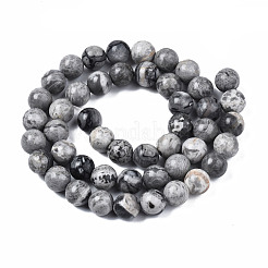 Natural Maifanite/Maifan Stone Beads Strands&nbsp;G-Q462-8mm-21