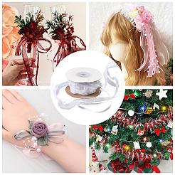 Polyester & Plastic Beads Ribbon&nbsp;OCOR-WH20012-61B