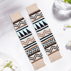 1 Pair Acrylic Fiber Leg Warmers Socks&nbsp;AJEW-CY0002-12B