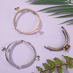 3Pcs 3 Colors Iron Purse Frames Handles&nbsp;IFIN-SZ0001-15