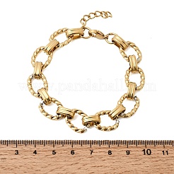 304 Stainless Steel Link Chain Bracelets for Women Men&nbsp;BJEW-L720-02G