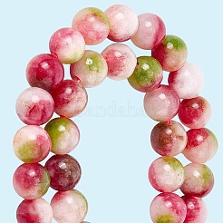1 Strand Dyed Natural Gemstone Imitation Tourmaline Beads Strands&nbsp;G-SP0001-43