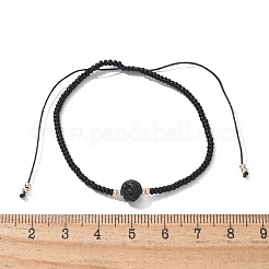Nylon Thread Braided Beads Bracelets&nbsp;BJEW-JB04346