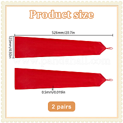 Women Satin Hook Finger Gloves&nbsp;AJEW-WH0455-59A