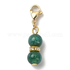 Resin Round Pendant Decorations&nbsp;HJEW-JM01150