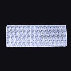 Transparent Glass Cabochons&nbsp;GGLA-R022-20x30-B