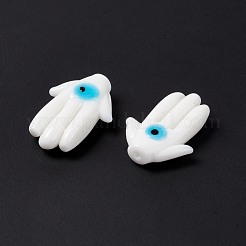 Handmade Evil Eye Lampwork Beads&nbsp;LAMP-F025-04F