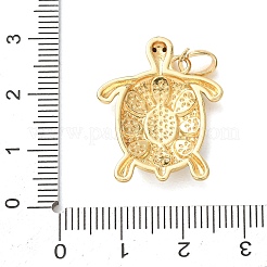 Brass Enamel Pendants&nbsp;KK-C264-03A-G