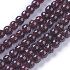 Natural Garnet Beads Strands&nbsp;G-P433-28A