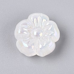 UV Plating Opaque Acrylic Beads&nbsp;OACR-N161-08