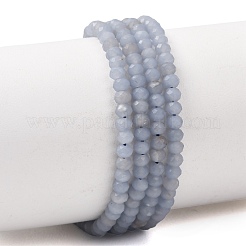 Natural Angelite Beads Strands&nbsp;G-K427-B01-3x4mm
