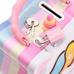 Unicorn Head Iron Money Banks for Kids&nbsp;AJEW-G053-01B
