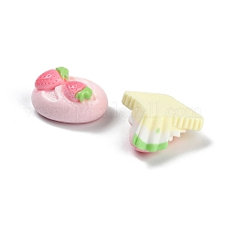 Strawberry Opaque Resin Decoden Cabochons&nbsp;RESI-I338-03
