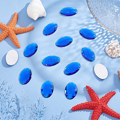 100Pcs Flat Back Acrylic Rhinestone Cabochons&nbsp;OACR-OC0001-19B