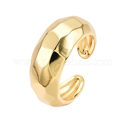 Brass Open Cuff Rings for Women&nbsp;RJEW-D016-08G