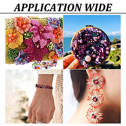 100G 2 Colors Glass Seed Beads&nbsp;SEED-TA0001-17B