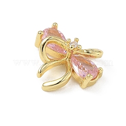 Brass Micro Pave Cubic Zirconia Charms&nbsp;KK-A300-01G-03