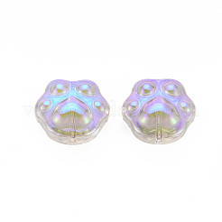 Electroplate Transparent Glass Beads&nbsp;X-GLAA-T022-07-B01