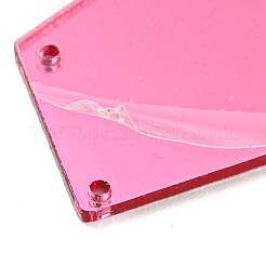 Translucent Acrylic Connector Charms&nbsp;MACR-G065-10A-01