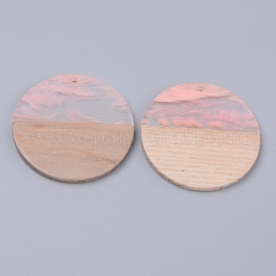 Resin & Wood Pendants&nbsp;RESI-R428-03B-1