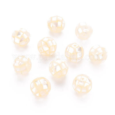 Resin Beads&nbsp;SSHEL-T014-38-8mm-05-1