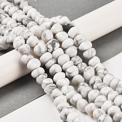 Natural Howlite Beads Strands&nbsp;G-G053-C09-01-1