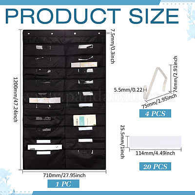 Polyester Office Folder Storage Bag&nbsp;OFST-WH0004-042-1