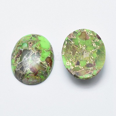 Regalite/Imperial Jasper/Sea Sediment Jasper Cabochons&nbsp;G-E464-42C-1