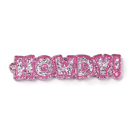 Printed Acrylic Pendants FIND-D283-08C-1