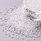 12/0 Glass Seed Beads, Trans. Colors Rainbow, Round, Clear, 2mm, Hole: 1mm, about 6666pcs/100g