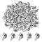 Alloy Pendant, Fish, Antique Silver, 20x11.5x3.5mm, Hole: 1.4mm, 100pcs/box