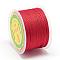 Nylon Threads, Milan Cords/Twisted Cords, Red, 1.5~2mm, about 54.68 yards(50m)/roll