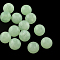 Round Imitation Gemstone Acrylic Beads, Aquamarine, 12mm, Hole: 2mm, about 520pcs/500g