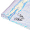 PVC Reversible Sequin Fabric, for Dress Performance Stage, Lavender, 1500~1520x0.7mm