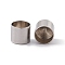 Tarnish Resistant 201 Stainless Steel Cord Ends, End Caps, Column, Stainless Steel Color, 9x10mm, Inner Diameter: 9mm