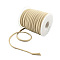 Soft Nylon Braided Cord, Elastic Piping Cord Trim, Navajo White, 5x3mm, about 21.87 yards(20m)/roll