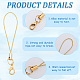 Polyester Cord Mobile Straps&nbsp;FIND-WH0050-40B-6