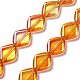 Electroplate Glass Beads Strands&nbsp;EGLA-L032-FR-2