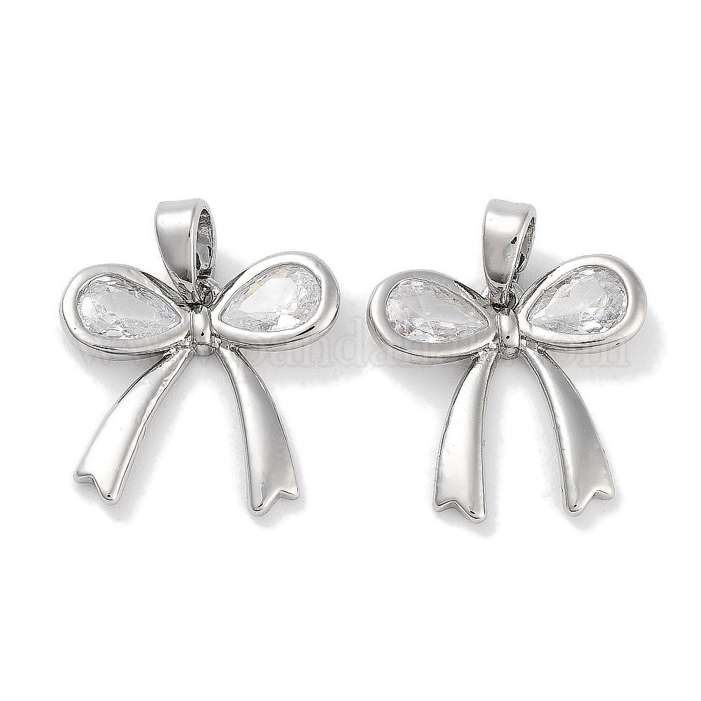 Ciondoli In Ottone Modello Pesce Con Pendente Di Strass 22x30mm - Foto 5