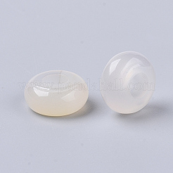 Natural White Agate European Beads&nbsp;X-G-Q503-16