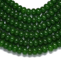 Natural Malaysia Jade Beads Strands&nbsp;G-B165-G01-6x10mm-12