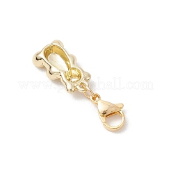 2Pcs Alloy Bear Pendant Decoration&nbsp;HJEW-JM02943