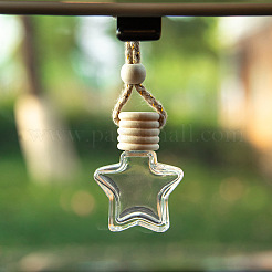 Star Glass Empty Refillable Car Perfume Bottle&nbsp;PW-WGCBE1F-01