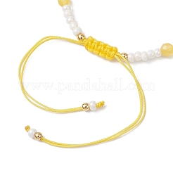 Glass Seed Bead and Resin Braided Bead Bracelets for Women&nbsp;BJEW-MZ00237-01