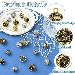20Pcs 2 Styles 2 Colors Tibetan Style Alloy Pendant Bails&nbsp;FIND-YW0013-15