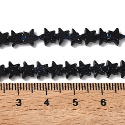 Synthetic Blue Goldstone Beads Strands&nbsp;G-F817-A07-01