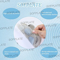 8Pcs PEVA Bathtub Anti-slip Stickers with Scraper&nbsp;DIY-SP0006-68