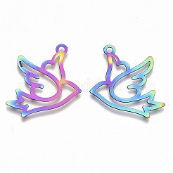 Ion Plating(IP) 201 Stainless Steel Pendants&nbsp;X-STAS-R114-033