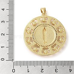 Rack Plating Brass Micro Pave Cubic Zirconia Earrings&nbsp;KK-P268-06B-G